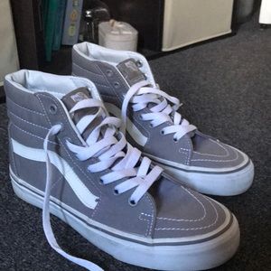 Gray High Top Old school Vans